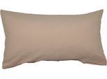 Kissenbezug JANINE "PIANO 0125 31 80x80", grau (taupe), B:80cm L:40cm, Mako-Soft-Seersucker, Seersucker, Kissenbezüge, Kissenbezug, mit Reißverschluss