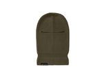 Sturmhaube ALPHA INDUSTRIES "Label Balaclava", Gr. onesize, grün (schwarz olive), Shell: 47% Viscose. 30% Nylon. 23% Polyester, Mützen