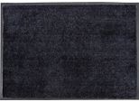 Fußmatte "Miami Uni" Gr. 16, grau (anthrazit), B:67cm H:7mm L:100cm, Kunstfaser, SCHÖNER WOHNEN-KOLLEKTION, Teppiche, Fußmatte, Schmutzfangmatte, waschbar