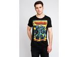 T-Shirt LOGOSHIRT "Transformers - Robots In Disguise", Herren, Gr. M, schwarz, 100% Baumwolle, bedruckt, normal, Rundhals, Shirts T-Shirt, mit großem Transformers-Frontprint