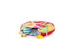 Chipolino Babykissen 2 in 1 Spielkissen, Greiflinge, Kuschelkissen, Sitzkissen bunt