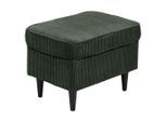 Carryhome Hocker, Dunkelgrün, Holz, Buche, massiv, rechteckig, 63x43x42 cm, Made in EU, Wohnzimmer, Hocker, Sitzhocker