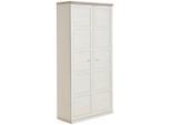 Hom`in Aktenschrank, Grau, Weiß, Holzwerkstoff, 4 Fächer, 100.8x209.2x43 cm, Typenauswahl, Beimöbel erhältlich, Arbeitszimmer, Aktenschränke
