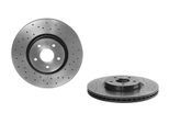 BREMBO Bremsscheibe XTRA LINE 09.A728.1X vorne rechts links Gelocht 320mm für FORD VOLVO 30666996 274521 31262720