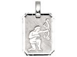 Sternzeichenanhänger JOBO "Anhänger Sternzeichen", silber 925, Schmuckanhänger, Damen, Schütze, Silber 925 (Sterlingsilber), 925 Silber rhodiniert achteckig