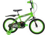 Kinderfahrrad HUFFY "Minecraft Kinder 16 Zoll Fahrrad" Gr. 27, weiß, neutral, Fahrräder, Kinder, 26cm, 16 Zoll (40,64cm) hinten: 16 Zoll (40,64cm)