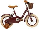 Kinderfahrrad HUFFY "Vintage 12-Zoll Ein-Gang-Mädchenfahrrad" Gr. 20, burgunderrot, Fahrräder, Kinder, 20cm, 12 Zoll (30,48cm) hinten: 12 Zoll (30,48cm)