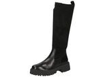 Stiefel CAPRICE "Caprice Stiefel Leder/Textil", Damen, Gr. 38, schwarz, Leder, Textil, Schuhe Stiefel