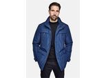 Winterjacke CABANO "CO-3", Herren, Gr. 24, blau, 100% Polyester, unifarben, lang, Jacken Winterjacke, mit Zwei-Wege-Taschen