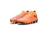 Fußballschuh PUMA "FUTURE 8 PRO FG/AG Fußballschuhe Damen", Damen, Gr. 38,5, heat fire schwarz ravish orange pink, Obermaterial: Synthetik, Textil; Futter: Synthetik, Textil; Innensohle: Textil; Laufsohle: Synthetik, Schuhe Fußballschuh