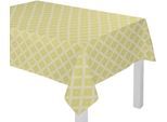 Tischdecke ADAM "Maroccan Shiraz Light" Gr. 1, grün (hellgrün), B:80cm L:80cm, Bio-Baumwolle, Tischdecken, Tischdecke, aus 100% Bio-Baumwolle