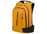 Laptoprucksack SAMSONITE "ECODIVER", Gr. B/H/T: 35cm x 48cm x 23cm, gelb, Nylon, Polyester, Rucksäcke Laptoprucksack, Freizeitrucksack, Schulrucksack, Arbeitsrucksack Cityrucksack