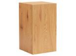 Xora Beistelltisch , Eichefarben , Holzwerkstoff , quadratisch , Sockel , 40x70x40 cm , Wohnzimmer, Wohnzimmertische, Beistelltische, Beistelltische eckig