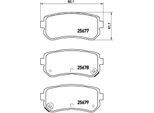 BREMBO Bremsensatz, Scheibenbremse Bremsensatz VA + HA Coated Disc Line sizw2nno51 Vorderachse innenbelüftet 305mm 25mm für HYUNDAI KIA (DYK) HYUN