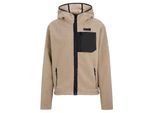 Fleecejacke ZIENER "JUHA-Z midlayer man", Herren, Gr. 48, beige (sandstone), Obermaterial: 100% Polyester, Jacken Fleecejacke