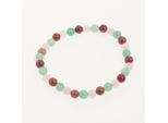 Mehrfarbiges Armband aus Steinen