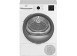 BEKO Kondenstrockner "BM3T37210W1", Energieeffizienz: E (A-G), weiß, B:59,8cm H:84,6cm T:54,5cm, Trockner, mit Wärmepumpentechnologie, Topseller