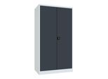 Pavoy Schwerlastschrank, 3 Fachböden a 200 kg, 3 Schubladen, RAL 7035/7016 (36365-104-005-735716)
