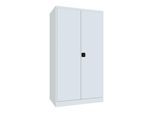 Pavoy Schwerlastschrank, Trennwand, 6 Fachböden a 200 kg, 6 Schubladen, RAL 7035 (36366-104-005-735)