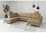 Wohnlandschaft SIT & MORE "Zora", cappuccino, T:212cm, Sofas, Wohnlandschaft