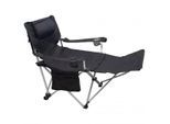 Basic Nature - Travelchair Luxus - Campingstuhl grau