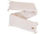 Roba Nestchen Frosty Almond beige , Beige , Textil , Gepunktet , 170x4 cm , Oeko-Tex® Standard 100 , Schlafen, Babybettausstattung, Babynestchen & Nestchenschlangen, Kuschelnest