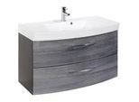 Waschtischkombi Florida in Graphitfarben