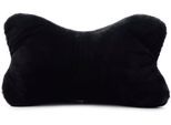 Nackenkissen GÖZZE "Uni Flausch Lesekissen LaPit", schwarz, B:40cm H:19cm L:25cm, Polyester, Funktionskissen