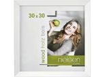 Nielsen Bilderrahmen , Weiß , Holz , quadratisch , 30x30 cm , Bilder & Rahmen, Bilderrahmen, Bilderrahmen & Fotorahmen