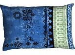 Kissenbezug CASATEX "Indi", blau (türkis), B:40cm L:80cm, Biber, Obermaterial: 100% Baumwolle, Kissenbezüge, Kissenbezug, Kissenbezug mit Ornamenten, passend zur Bettwäsche in Qualität Biber