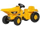 Tretfahrzeug ROLLY TOYS "rollyKid, CAT", gelb, Tretfahrzeuge, KinderB:44cm H:52cm T:93cm, Kunststoff, Dumper, B:44cm H:52cm T:93cm