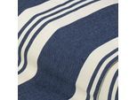 Markisenstoff Blockstreifen "Palma", jeans/natur