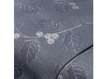 Jacquard "Ilex-Zweige" mit Glitzergarn, grau/silber