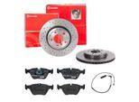 BREMBO Bremsensatz, Scheibenbremse Bremsensatz-Vorderachse XTRA LINE sk8k0f7av7 Vorderachse Gelocht/innenbel. 325mm 25mm für BMW ROVER