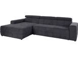DOMO collection Ecksofa "Brandon grosse Ausführung B/T/H: 289/177/80 cm, auch in Leder und Cord" mit Kopfteilverstellung, wahlweise Sitztiefenverstellung, L-Form