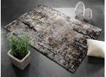 Teppich OCI DIE TEPPICHMARKE "JUWEL LIRAY", beige (beige, braun), B:65cm H:20mm L:130cm, Polyester, Polypropylen, Teppiche, Teppich, Kurzflor, Wohnzimmer, Marmor Optik, Hoch Tief Effekt