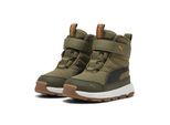 Stiefel PUMA "PUMA Evolve Stiefel Kinder", Kinder, Gr. 22, orange (olive schwarz orange glo grün), Obermaterial: Synthetik, Textil. Futter: Textil. Innensohle: Textil. Laufsohle: Gummi, Schuhe Stiefel