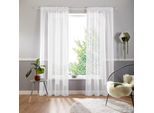 Gardine MY HOME "Ari" Gr. 3, weiß, B:140cm H:225cm, Voile, Polyester, Gardinen, Gardine, Bestseller mit 4,5-Sterne-Bewertung, Topseller