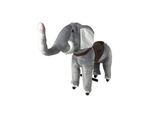 TPFLiving Reittier Elefant Dumbo grau Größe S