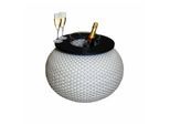 COOTAB COOLER TABLE 3-in-1 Loungetisch mit Acryl-Kühler Milano 40 cm