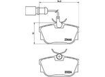 BREMBO Bremsensatz, Scheibenbremse Bremsensatz-Vorn und Hinten sg00000f6j Hinterachse voll 294mm 26mm für Ford SEAT Skoda VW