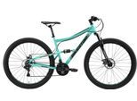 Mountainbike BIKESTAR Gr. 48, grün, Fahrräder, 48cm, 29 Zoll (73,66cm), für Damen und Herren, Kettenschaltung