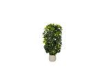 hjh OFFICE Kunstpflanze Schefflera 2 Kunststoff, Eisen
