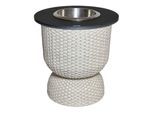 COOTAB COOLER TABLE 3-in-1 Loungetisch mit Edelstahl-Kühler Paris 43 cm