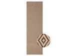 Teppich MERINOS "Kenzy", beige (natur), B:80cm H:10mm L:250cm, Polypropylen, Teppiche, Teppich, robuster In- und Outdoor Teppich im natürlichen Jute-Look, wetterfest