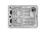Tronitechnik® Outdoor Whirlpool, 2 Personen, aus Sanitäracryl, winterfest isoliert, Joyonway Spa, Massagedüsen, Liegeplätze, LED, 620 Liter