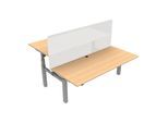 STIER Elektrisch höhenverstellbarer Team-Schreibtisch 501-88 180x80cm Buche mel. 65-125cm (906377)