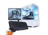 PC Set Gaming mit 27 Zoll TFT Invader XS 14 Intel Core i7-14700KF, 32GB DDR4, NVIDIA RTX 5070 12 GB, 1TB SSD, WLAN, Windows 11