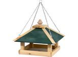 dobar Vogelfutterhaus aus Holz mit Kette