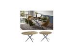 Vicco Esstisch Loyd Eiche rustikal Grau 120 x 76,5 cm ausziehbar